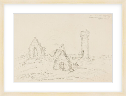 Ruins in Peel Castle, Isle of Man by S. Staples