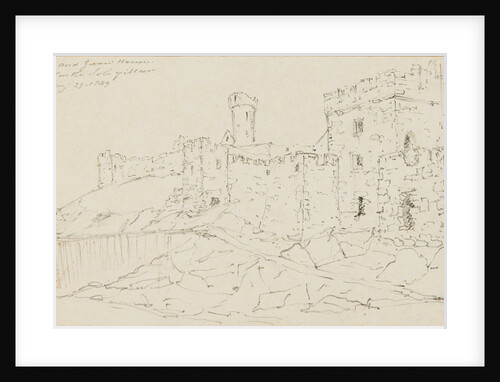 Halls and Guard House, Peel Castle, Isle of Man by S. Staples