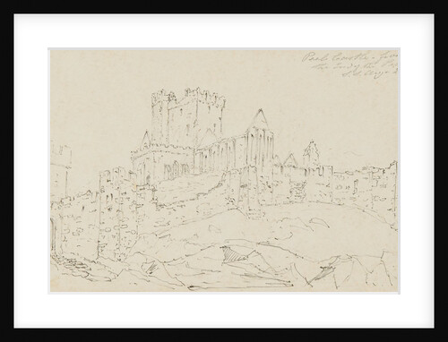 Peel Castle from the end of the Pier by S. Staples