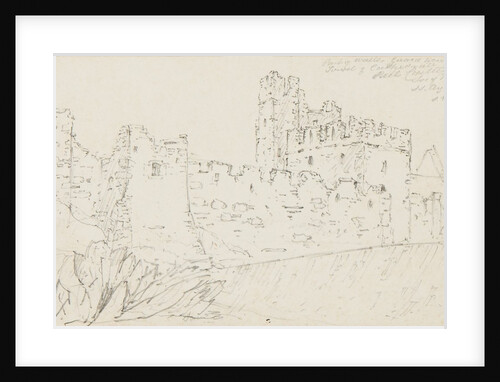 Part of Halls and Guard House, Tower and Cathedral, Isle of Man by S. Staples