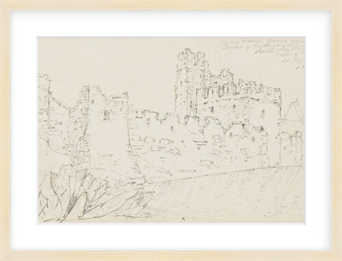 Part of Halls and Guard House, Tower and Cathedral, Isle of Man by S. Staples