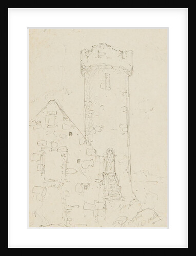 East End of the Round Tower, Peel Castle by S. Staples