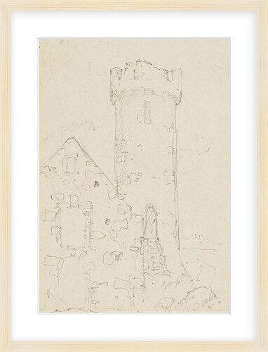 East End of the Round Tower, Peel Castle by S. Staples