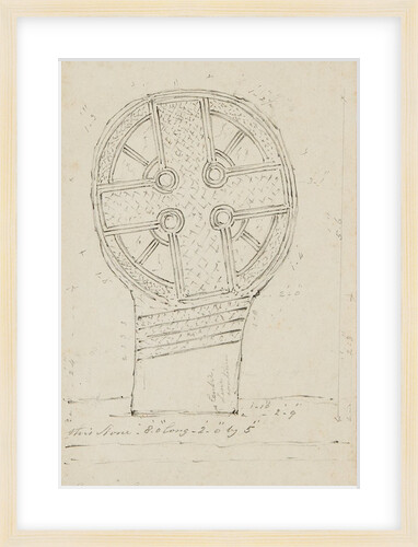 Cross in Old Lonan Churchyard, Isle of Man by S. Staples