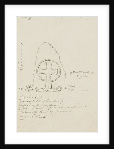 Cross in Braddan Churchyard, Isle of Man by S. Staples
