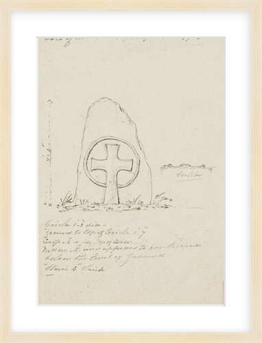 Cross in Braddan Churchyard, Isle of Man by S. Staples