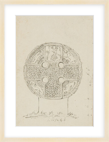 Cross in Braddan Churchyard by S. Staples