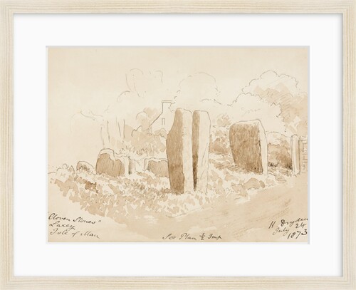 Cloven Stones Laxey by Henry Dryden