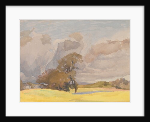 Trees by a Pond by Archibald Knox