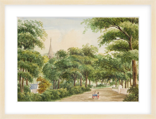 Lezayre Church and Road by Unknown