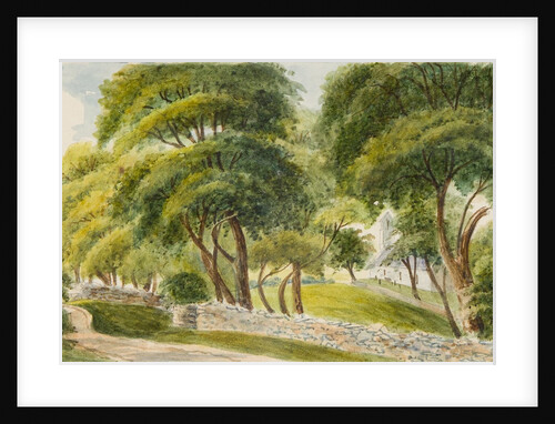 Ballure road and chapel by Unknown
