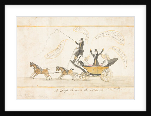 'A Trip Round the Island, August the 3rd, 1825' by Unknown