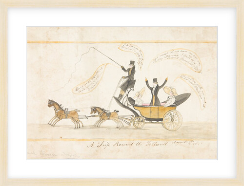 'A Trip Round the Island, August the 3rd, 1825' by Unknown