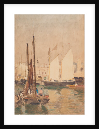 Fishing boats by John Miller Nicholson
