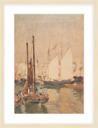Fishing boats by John Miller Nicholson