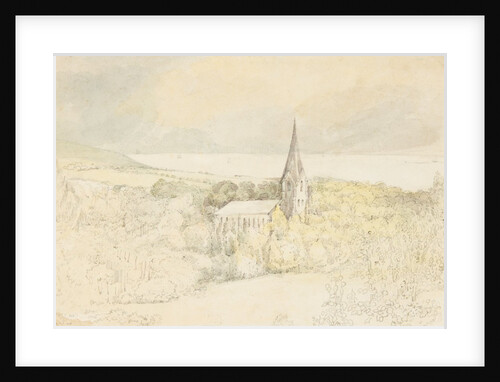 View of Onchan Church, Isle of Man by Wallis