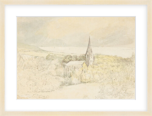 View of Onchan Church, Isle of Man by Wallis