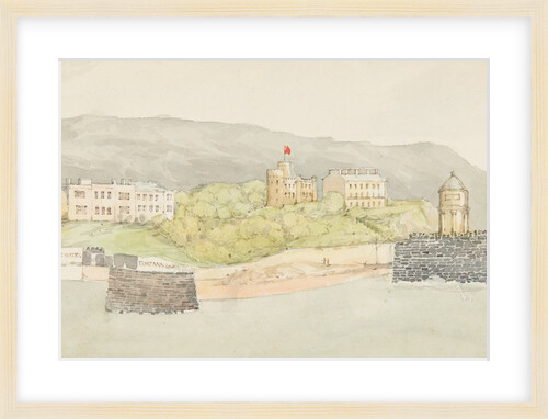 Sketch On Board A Steamer Off Douglas Harbour, Isle of Man by Wallis