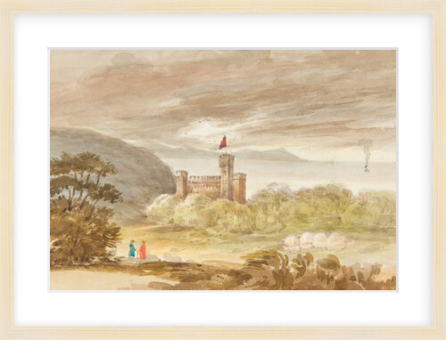 View of Falcon Cliffe Hotel, Douglas, Isle of Man by Wallis