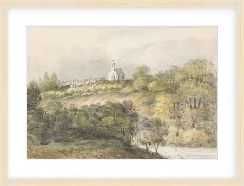 New Church Kirk Braddan, Isle of Man by Wallis