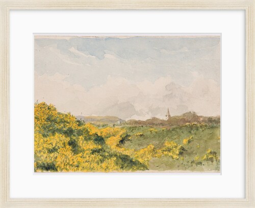 Onchan landscape by John Miller Nicholson