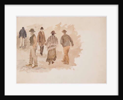 Study of five figures by John Miller Nicholson