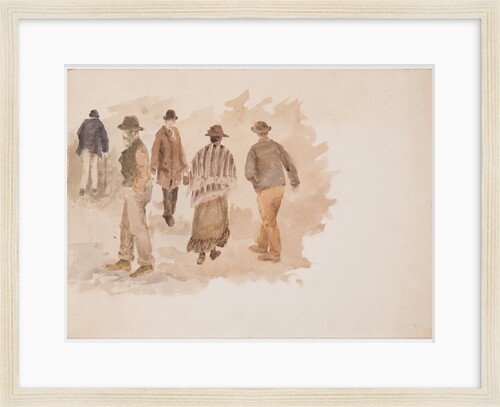 Study of five figures by John Miller Nicholson