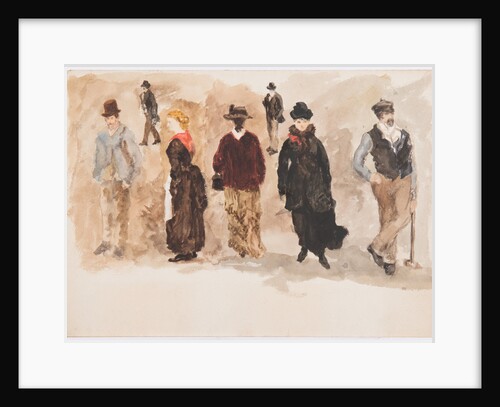 Standing figures by John Miller Nicholson