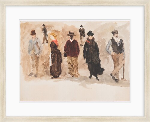 Standing figures by John Miller Nicholson