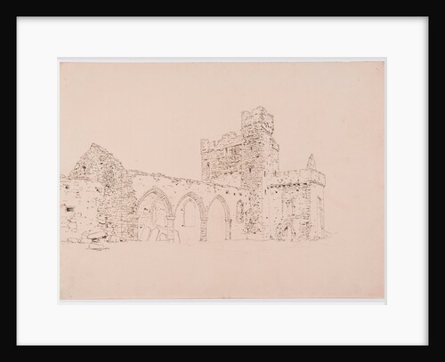 Peel Cathedral by John Miller Nicholson