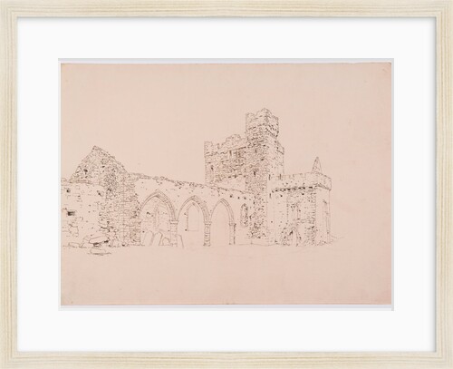 Peel Cathedral by John Miller Nicholson