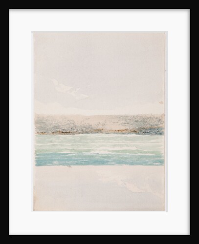 Turquoise sea and wet beach by John Miller Nicholson