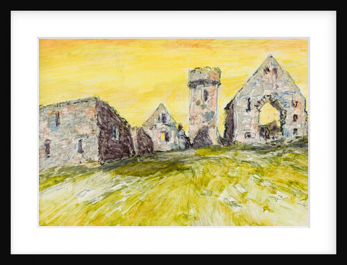Round Tower and St Patrick's Chapel, Peel Castle by Harold H. Cresswell