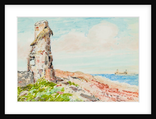 Ruin near Point of Ayre by Harold H. Cresswell