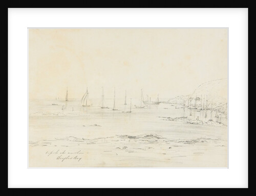 Vessels at anchor, Douglas Bay by Unknown