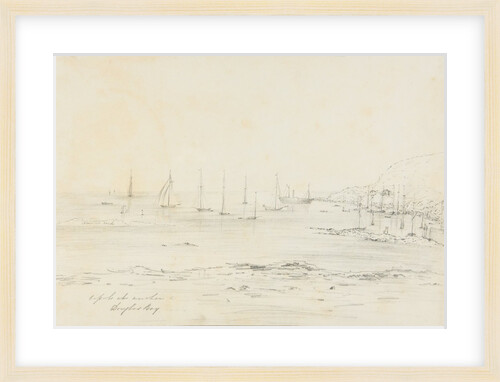 Vessels at anchor, Douglas Bay by Unknown