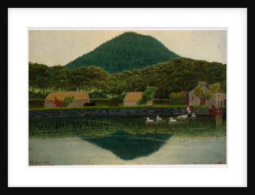 Kneale's Mill Pond and Buildings, Sky Hill by Robert Evans Creer