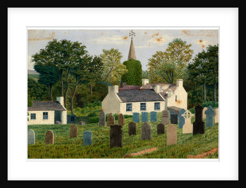 Lezayre Churchyard by Robert Evans Creer