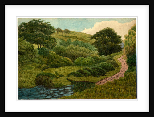Watery Road Between The Hibernian and Ballabarna by Robert Evans Creer