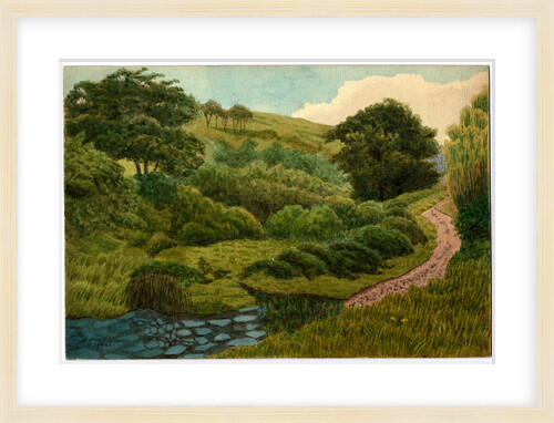 Watery Road Between The Hibernian and Ballabarna by Robert Evans Creer