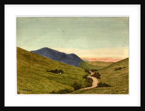 North Barrule From The Dhoon by Robert Evans Creer
