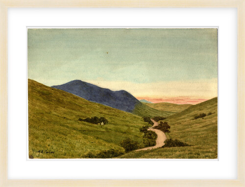 North Barrule From The Dhoon by Robert Evans Creer