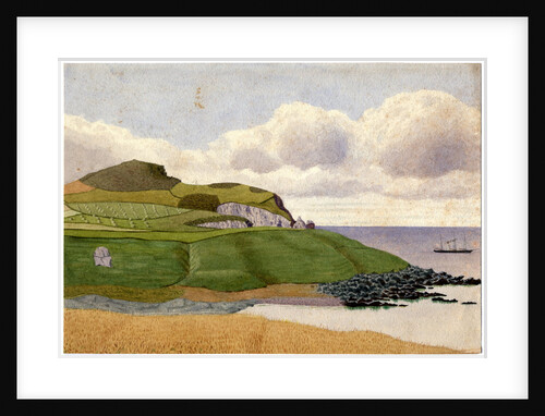 Maughold Head and Church by Robert Evans Creer