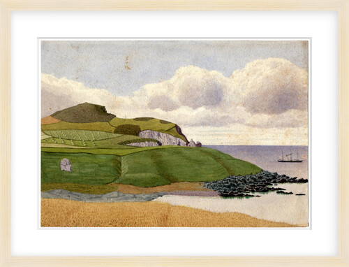 Maughold Head and Church by Robert Evans Creer