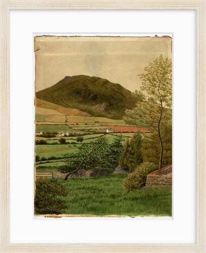 North Barrule From Ballabarna (Hibernian Hotel) by Robert Evans Creer