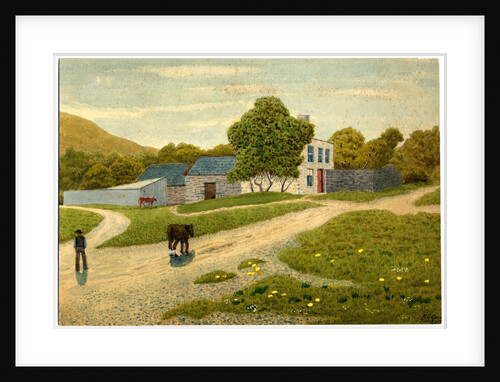 Farmstead Between Corkill's Ballagilley and Ballure Glen by Robert Evans Creer