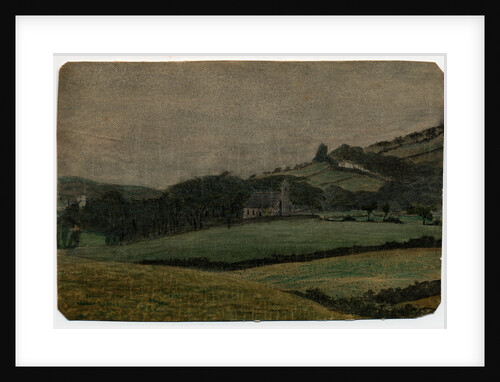 Ballure Chapel "From My Bedroom Window" by Robert Evans Creer