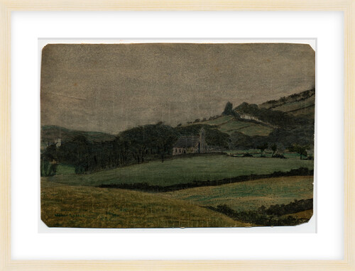 Ballure Chapel "From My Bedroom Window" by Robert Evans Creer