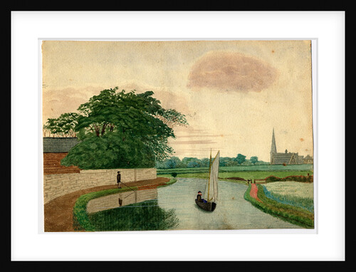 Canal at Linacre, Bootle by Robert Evans Creer