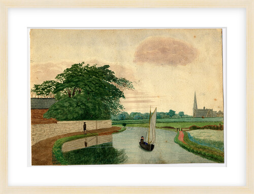 Canal at Linacre, Bootle by Robert Evans Creer